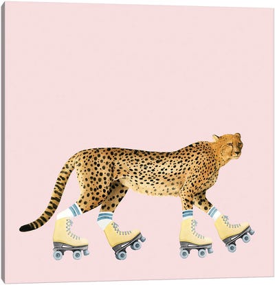 High Rollers II Canvas Art Print - Leopard Art