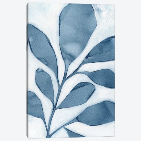 Blue Weed II Canvas Print #POP2595} by Grace Popp Canvas Art