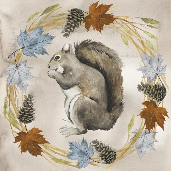 Squirrels: Fall Babies I by Grace Popp