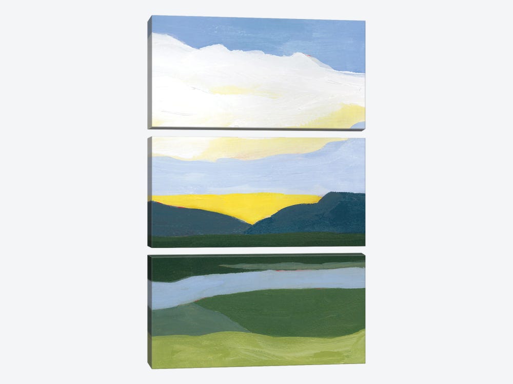 Primary Landscape II by Grace Popp 3-piece Art Print