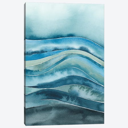 Quiet Wave I Canvas Print #POP2620} by Grace Popp Art Print