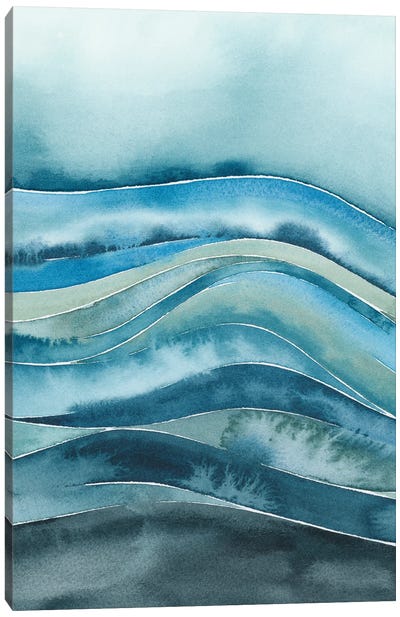 Quiet Wave I Canvas Art Print - Grace Popp