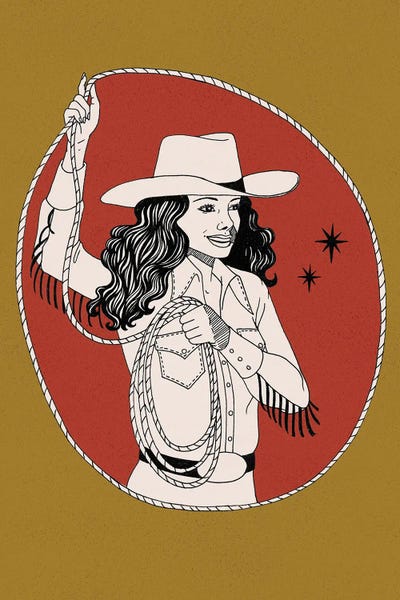 Cowboys & Cowgirls: Lasso Lassie III by Grace Popp