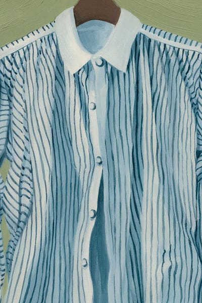 Grace Popp: Papa's Shirts I by Grace Popp