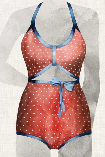 Historical Fashion: Vintage Bathing Suit II by Grace Popp