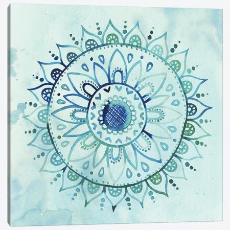 Watercolor Mandala I Canvas Print #POP290} by Grace Popp Canvas Print