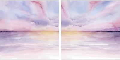 Pale Sunset Diptych
