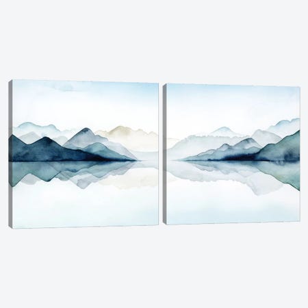 Glacial Diptych Canvas Print Set #POP2HSET024} by Grace Popp Canvas Print