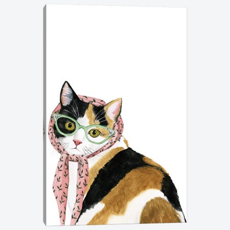 Cool Cat I Canvas Print #POP318} by Grace Popp Canvas Art