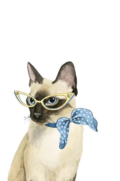 Siamese: Cool Cat II by Grace Popp