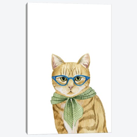 Cool Cat IV Canvas Print #POP321} by Grace Popp Canvas Print