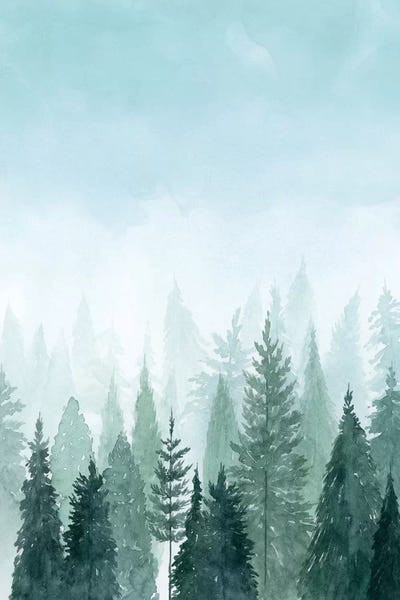 Teal: Into the Trees II by Grace Popp