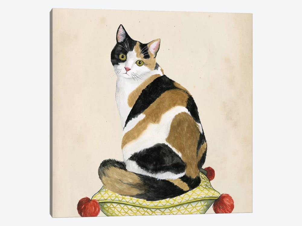 Lady Cat III by Grace Popp 1-piece Canvas Artwork