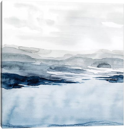 Faded Horizon I Canvas Art Print - Colorful Arctic
