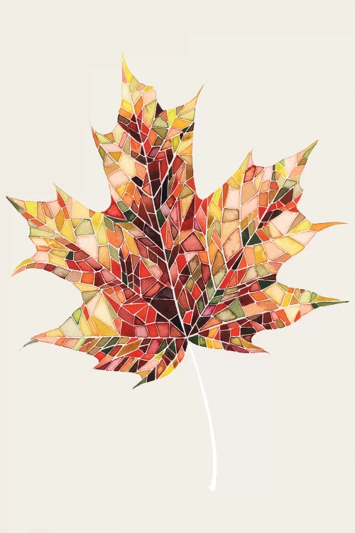 Fall Mosaic Leaf III