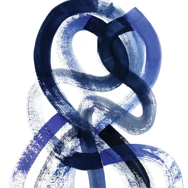 Black & White & Blue: Blue Kinesis V by Grace Popp