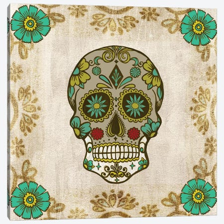 Day of The Dead I Canvas Print #POP501} by Grace Popp Canvas Print