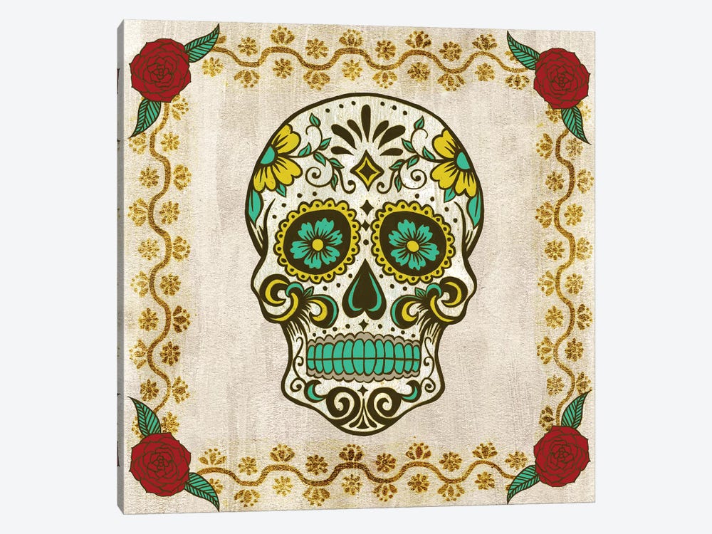 Day of The Dead IV by Grace Popp 1-piece Canvas Wall Art