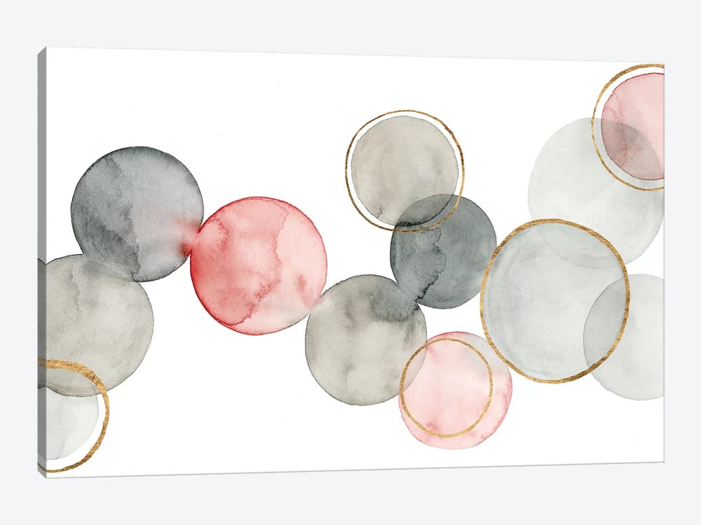 Gilded Spheres I by Grace Popp 1-piece Art Print