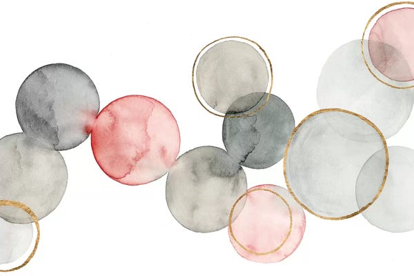 Circular Abstract: Gilded Spheres I by Grace Popp