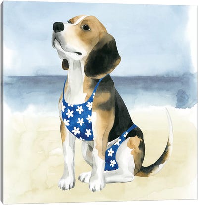 Hot Dog II Canvas Art Print - Grace Popp