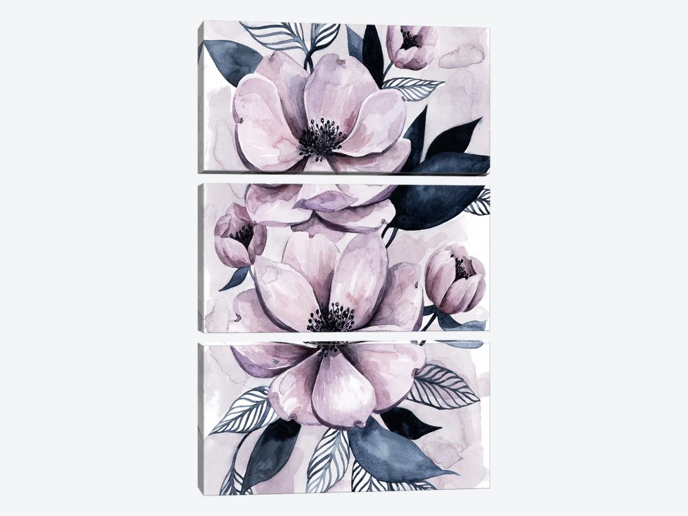 Lavender Burst I 3-piece Canvas Art
