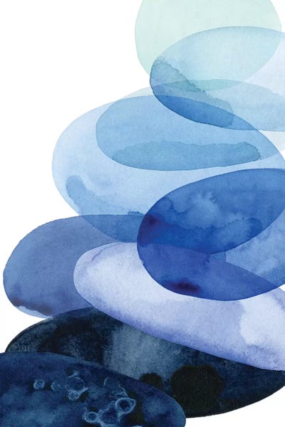 Grace Popp: River Worn Pebbles I by Grace Popp