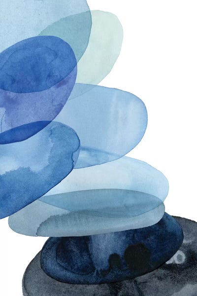 Zen Décor: River Worn Pebbles II by Grace Popp