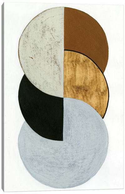 Stacked Coins I Canvas Art Print - '70s Aesthetic