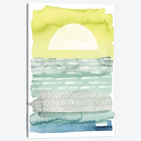 Sunrise Sea I Canvas Print #POP578} by Grace Popp Canvas Wall Art