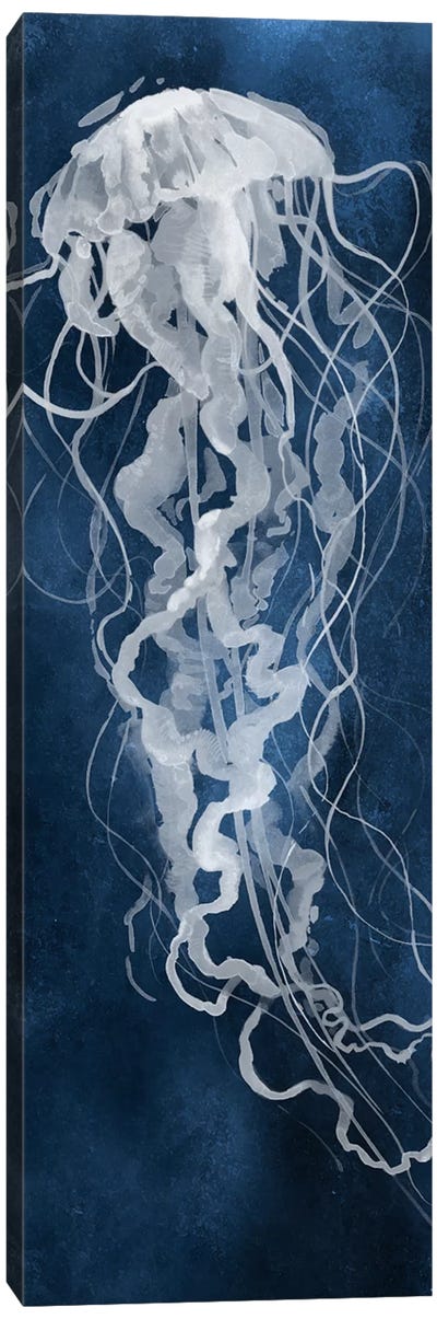 Under Sway I Canvas Art Print - Jellyfish Art