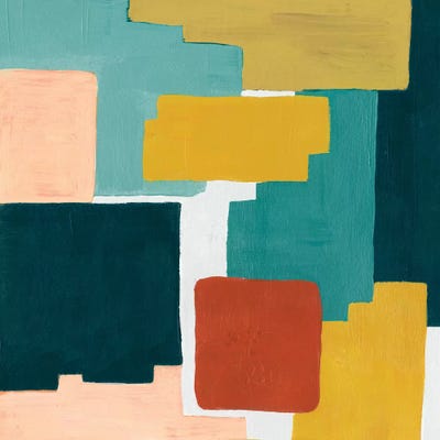 Block Abstract II by Grace Popp framed wall art