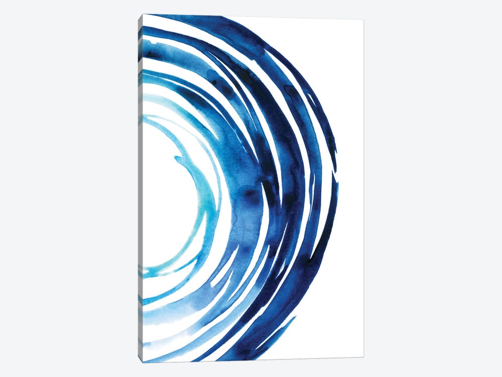 Blue Vortex II by Grace Popp 1-piece Canvas Artwork