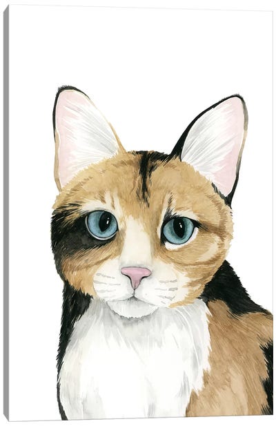 Cat Portrait II Canvas Art Print