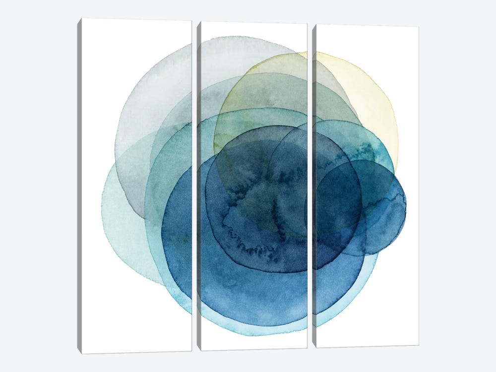 Evolving Planets I by Grace Popp 3-piece Canvas Art