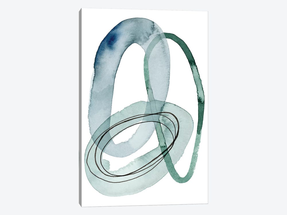 Looping Abstract IV by Grace Popp 1-piece Canvas Artwork