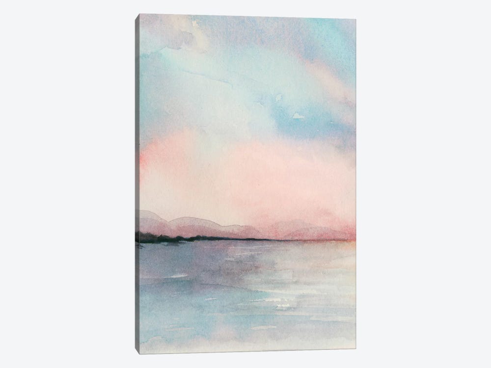 Sea Sunset Triptych I by Grace Popp 1-piece Canvas Print