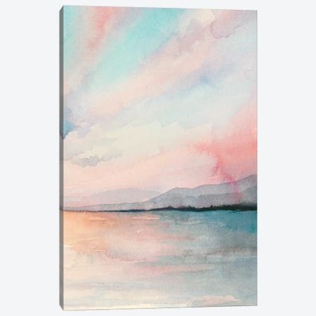 Sea Sunset Triptych III Canvas Print #POP696} by Grace Popp Canvas Artwork