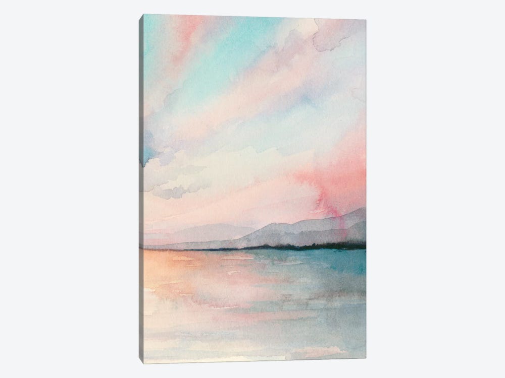 Sea Sunset Triptych III by Grace Popp 1-piece Canvas Art Print