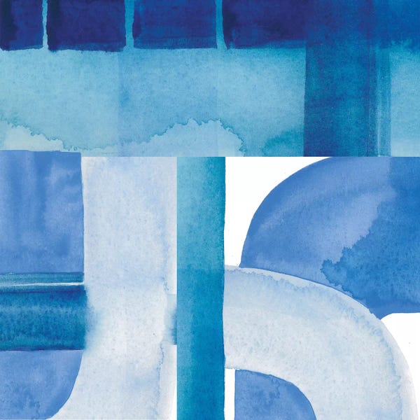 Abstract Watercolors: Inlet Falls III by Grace Popp