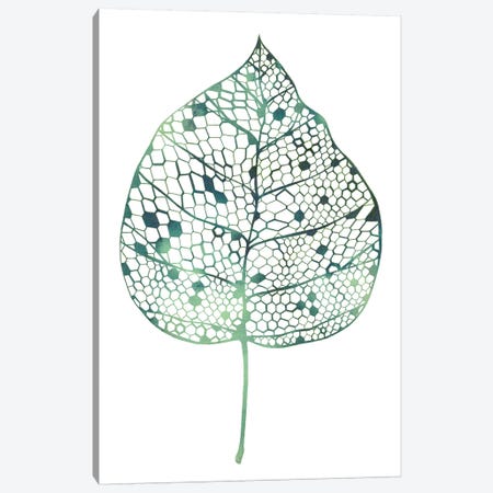 Veiled Leaf II Canvas Print #POP719} by Grace Popp Canvas Art