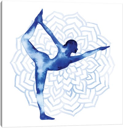 Yoga Flow I Canvas Art Print - Fitness Art
