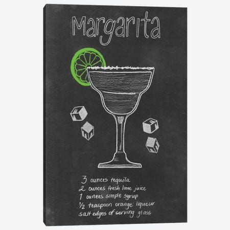 Chalkboard Cocktails Collection II Canvas Print #POP737} by Grace Popp Art Print