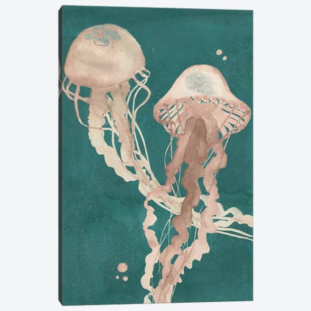Jellyfish Dance I Canvas Print #POP769} by Grace Popp Art Print
