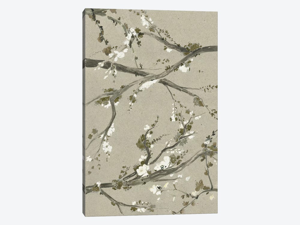 Neutral Cherry Blossoms I 1-piece Canvas Wall Art