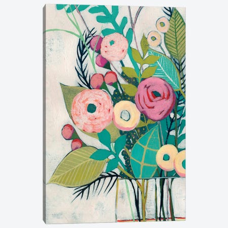 Soft Spring Bouquet II Canvas Print #POP804} by Grace Popp Canvas Print