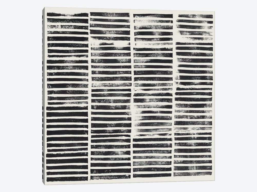 Stripe Block Prints II by Grace Popp 1-piece Canvas Print