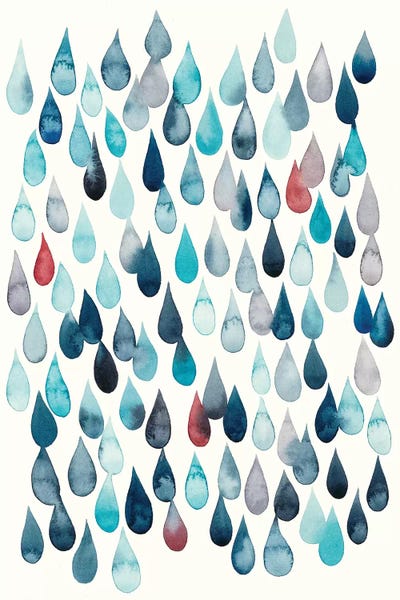 Watercolor Drops I