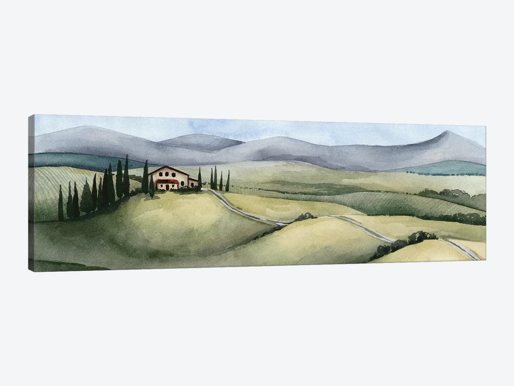 Watercolor Tuscany III by Grace Popp 1-piece Canvas Art Print