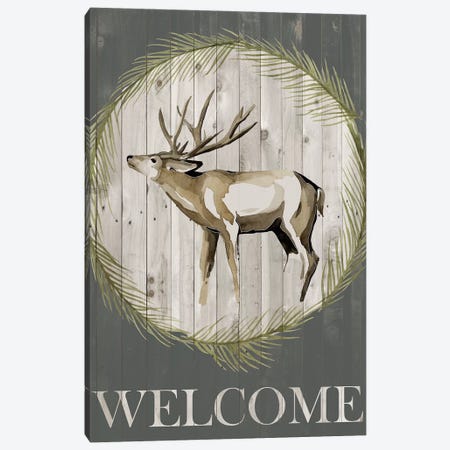Woodland Welcome I Canvas Print #POP835} by Grace Popp Canvas Art